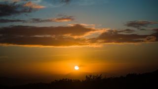 Coucher de soleil a Malendure : le plus beau de Guadeloupe